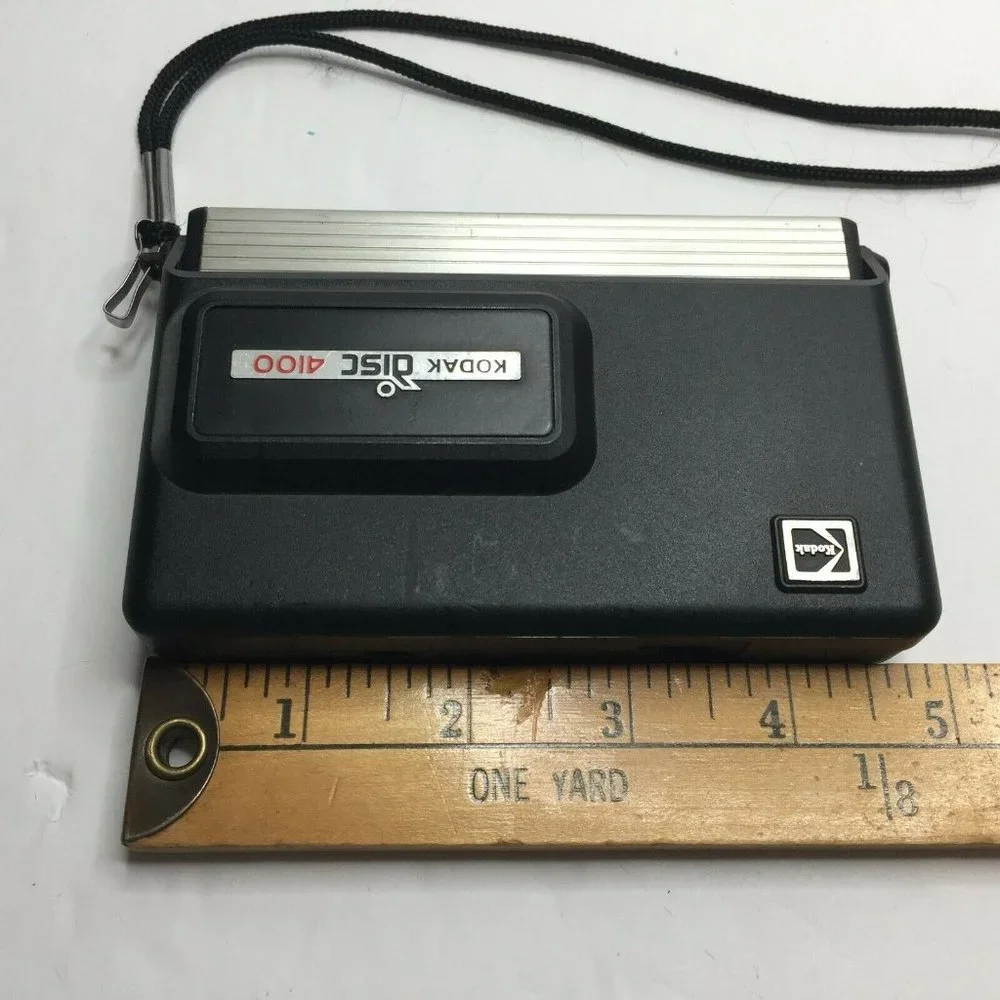 Vintage Kodak 4100 Disc Camera Photography With Neck Strap
